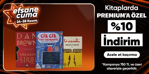 Premium'a Özel  Kitaplarda  %10 İndirim