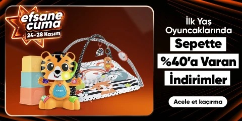 İlk Yaş Oyuncaklarında Sepette %40'a Varan İndirim