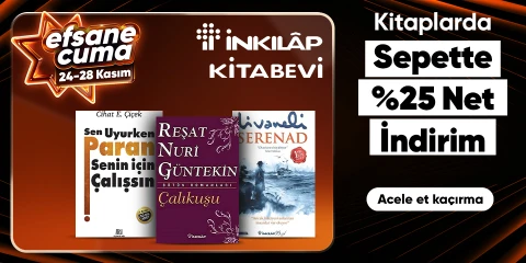 Kitaplarda Sepette %25 Net İndirim