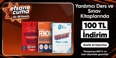 Yardımcı Ders ve Sınav Kitaplarında 100 TL İndirim