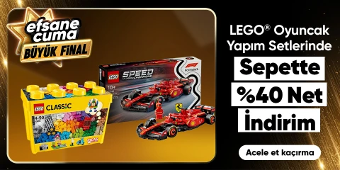 LEGO® oyuncak yapım setlerinde Sepette %40 net indirim