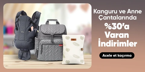 Kanguru ve Anne Çantalarında %30’a Varan İndirimler