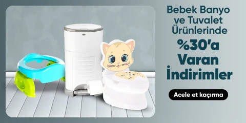 Bebek Banyo ve Tuvalet Ürünlerinde %30’a Varan İndirimler
