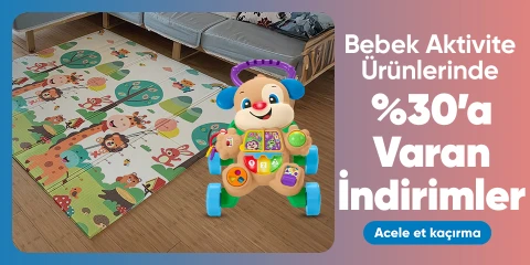  Bebek Aktivite Ürünlerinde %30’a Varan İndirimler