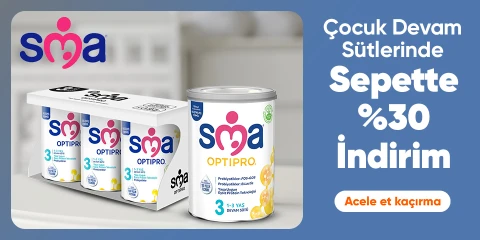SMA Çocuk Devam Sütlerinde Sepette %30 İndiri
