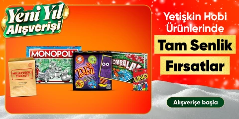  Yılbaşına Özel Yetişkin Hobi Ürünlerinde Süper Fiyatlar