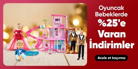 Oyuncak Bebeklerde Sepette Net %25'e Varan İndirim