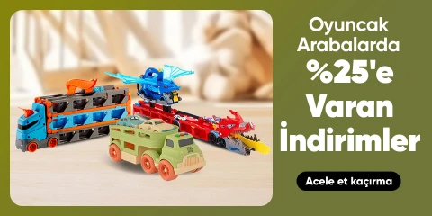 Oyuncak Arabalarda Sepette Net %25'e Varan İndirim