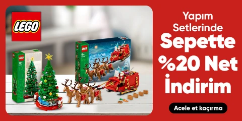 LEGO® Yapım Setlerinde Sepette Net %20 İndirim