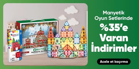 Manyetik Oyun Setlerinde Sepette Net %35'e Varan İndirim