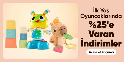  İlk Yaş Oyuncaklarında Sepette Net %25'e Varan İndirim