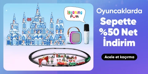 Learning Fun Markalı OyuncaklardaSepette Net %50 İndirim