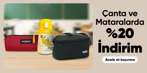 Çanta ve Mataralarda %20 İndirim