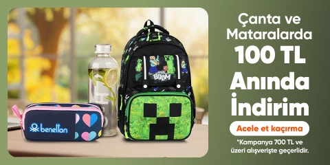 Çanta ve Mataralarda 700 TL'ye 100 TL İndirim