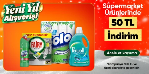 Süpermarket Ürünlerinde 50 TL İndirim