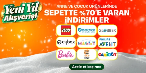 Anne çocuk ürünlerinde sepette %70'e varan indirimler