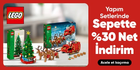 LEGO® Yapım Setlerinde Sepette Net %20 İndirim