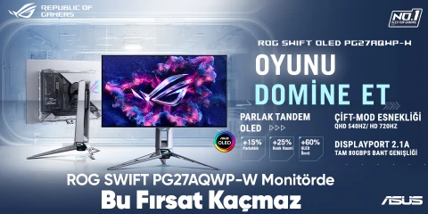 ASUS ROG SWIFT PG27AQWP-W Monitörde Kaçırılmayacak Fırsatlar