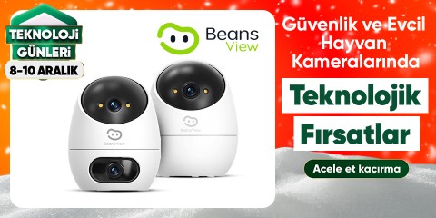 Beans Viewi Güvenlik ve Evcil Hayvan Kameralarında Kaçırılmayacak Fırsatlar