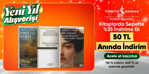Kitaplarda Sepette %35 İndirime Ek 50 TL Anında İndirim