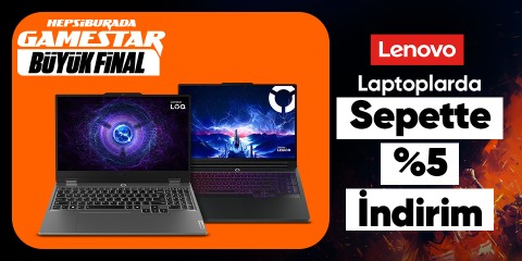 Lenovo Laptoplarda Sepette %5 İndirim