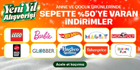 Yılbaşına Özel Oyuncaklarda Sepette %50'ye Varan İndirimler