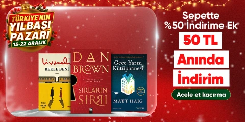 Yılın Çok Satan Kitaplarında  Sepette %50 İndirime Ek  50 TL Anında İndirim