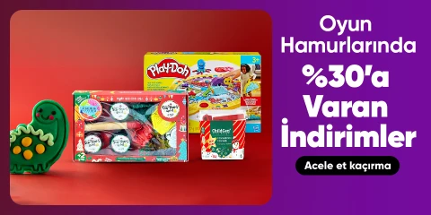 Oyun Hamurlarında Sepette Net %15 İndirim