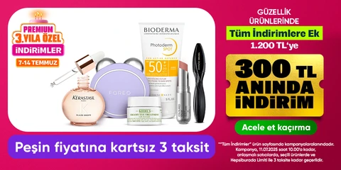 Güzellik Ürünlerinde Tüm İndirimlere Ek 300 TL Anında İndirim*