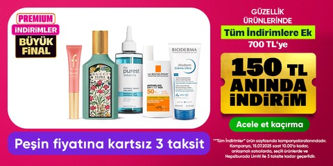 Güzellik Ürünlerinde Tüm İndirimlere Ek 150 TL Anında İndirim*