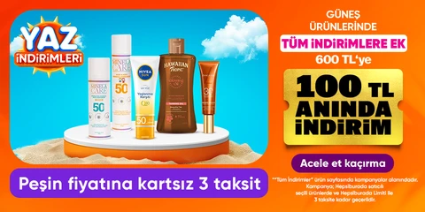 Tüm indirimlere ek 600 TL'ye 100 TL kupon indirim