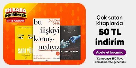 Çok satan kitaplarda  50 TL indirim*