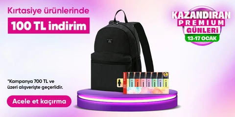 Kırtasiye Ürünlerine Özel 700 TL'ye 100 TL İndirim