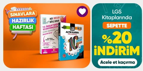LGS Kitaplarında Sepette %20 İndirim