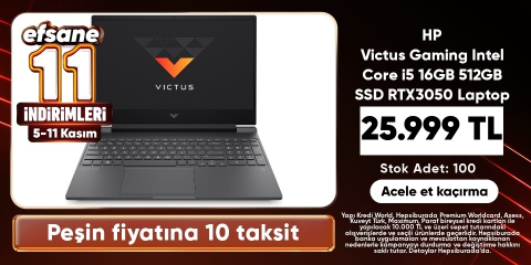HP Victus Gaming Intel Core i5 16GB 512GB SSD RTX3050 Laptop