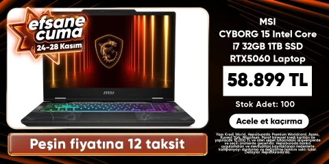 MSI CYBORG 15 Intel Core i7 32GB 1TB SSD RTX5060 Laptop