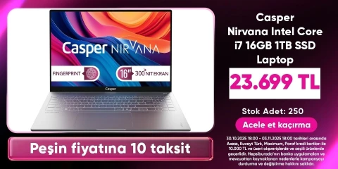 Casper Nirvana Intel Core i7 16GB 1TB SSD Laptop
