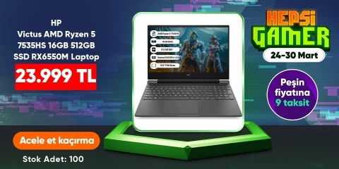 HP Victus AMD Ryzen 5 7535HS 16GB 512GB SSD RX6550M Laptop