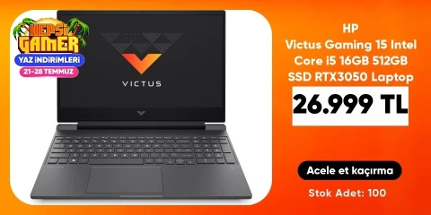 HP Victus Gaming 15 Intel Core i5 16GB 512GB SSD RTX3050 Laptop