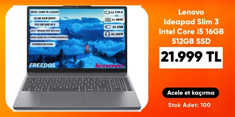Lenovo Ideapad Slim 3 Intel Core i5 16GB 512GB SSD 
