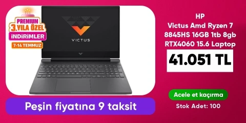 HP Victus Amd Ryzen 7-8845HS 16GB 1tb 8gb RTX4060 15.6 Laptop