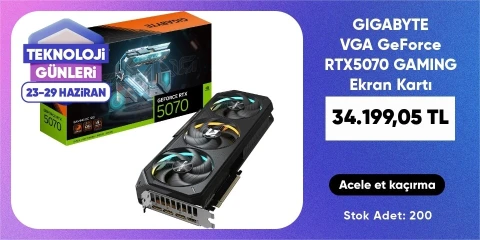 GIGABYTE VGA GeForce RTX5070 GAMING Ekran Kartı