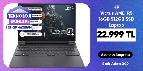 HP Victus AMD R5 16GB 512GB SSD Laptop