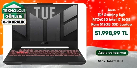 Asus Tuf Gaming 8gb RTX4060 Intel I7 16GB Ram 512GB SSD Laptop