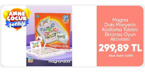 Go Toys Magna Dots Manyetik Kodlama Tableti Ekransız Oyun Aktivitesi Manyetik Bloklar Go Magnetic