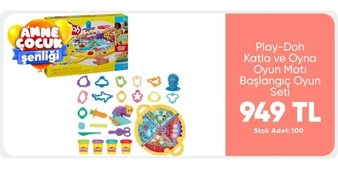Play-Doh Katla ve Oyna Oyun Matı Başlangıç Oyun Seti