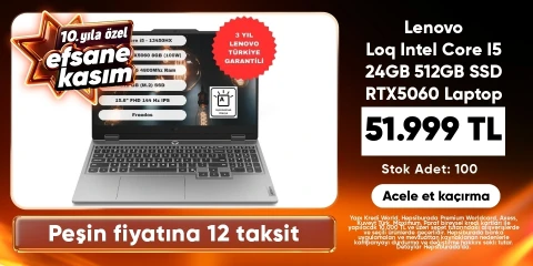 Lenovo Loq Intel Core I5 24GB 512GB SSD RTX5060 Laptop