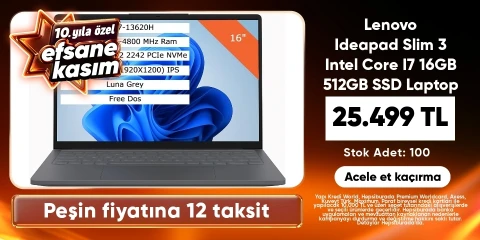 Lenovo Ideapad Slim 3 Intel Core I7 16GB 512GB SSD Laptop