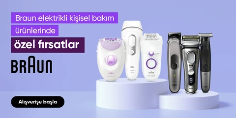 Braun elektrikli kişisel bakım ürünlerinde  özel fırsatlar