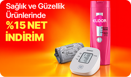 Sağlık ve Güzellik Ürünlerinde %15 NET İNDİRİM